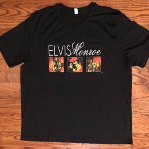 Elvis Monroe On Tour 2018 Short Sleeve Black T-Shirt Men's 2XL EUC